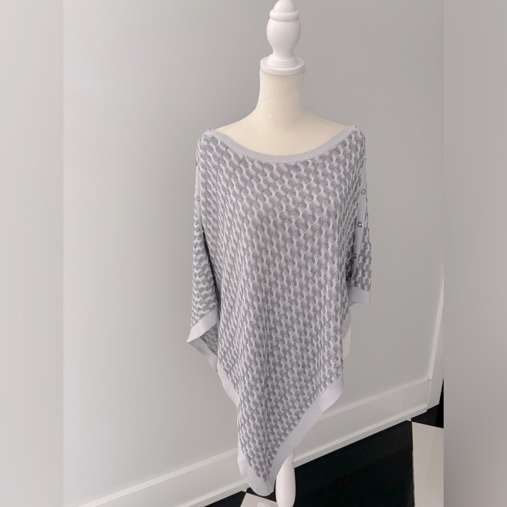 White House Black Market Poncho